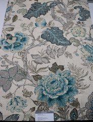 Kravet Basics Fabric Remnant 36″x25″ Pattern “Bagary” Color Blues Greys