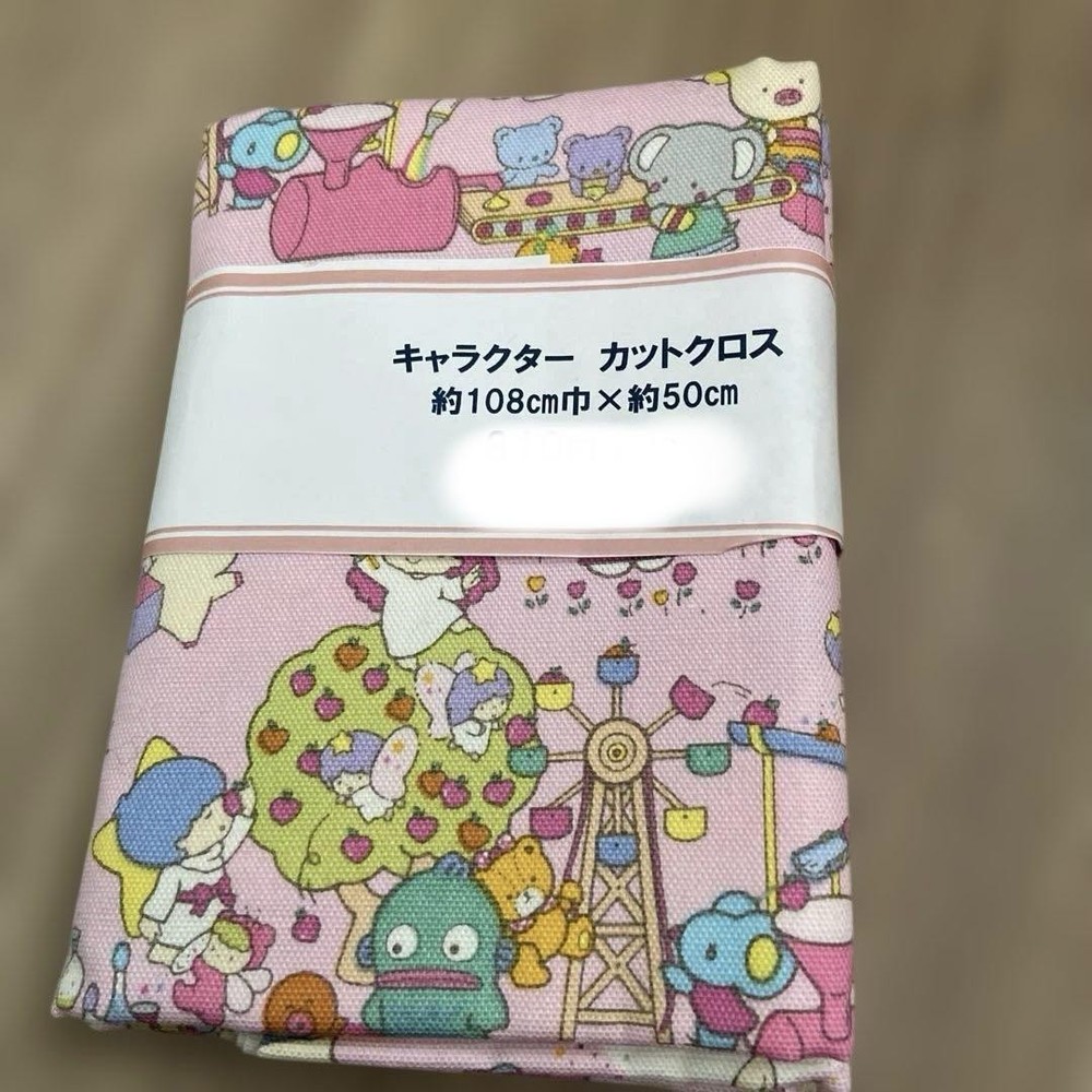 Sanrio Characters Fabric 108x50cm/42.51×19.68″/1.18×0.54yd Sanrio Sanrio #1