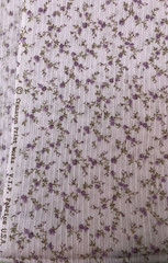 1.5 yard piece of tiny purple flowers on lavendar background by VIP Cranston