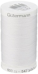 Sew-All, All PurposeThread 547 Yards-Black GUTERMANN Thread 547 yards, White
