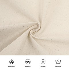 100% Cotton Muslin Fabric, 60 Inch X 5 Yards Unbleached Muslin Linen Fabric b…
