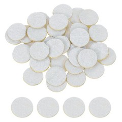 240Pcs Round Felt Circles, 13mm (1/2″) Non-Woven Felt Fabric Sticker, White