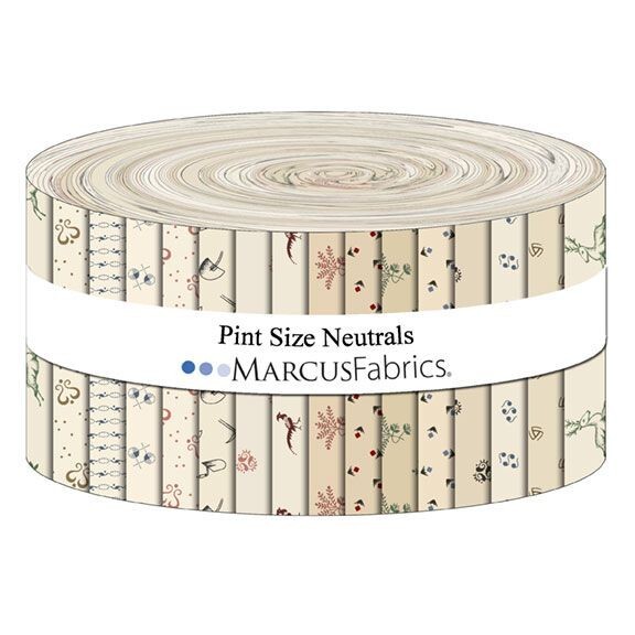 Jelly Roll – Pint Size Neutrals Bundle Quilter’s Cotton Fabric Precuts M526.41