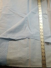 Valentine Blue Mini Heart Cotton Mask Fabric Fat Quarter