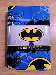 DC Comics Batman Rope Logo Cotton Fabric – Camelot Fabrics (1 Yard)