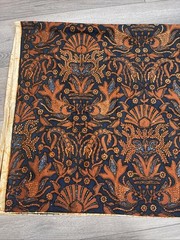 Fabric traditional Indonesian hand-drawn batik fabric 94×40”