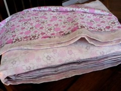Harmony Arts Sweet Jane Organic Sateen Fabric 7 yards uncut