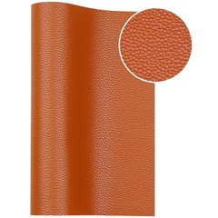 RAGAN Solid Color Faux Leather Sheets( 7.8 “X 53” ), Clear,brown