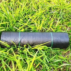 17in Woven Weed Barrier Fabric, 1.4ft x 50ft – Durable Garden Protection