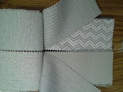 Fabric Sample Book Swatches – Blues, Greens 7.5″ x 3.5″ – 61 pcs. Stripes Checks