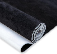 Tela Techo Auto Gamuza Negra 36×60 con Espuma para Interior Coche Camioneta SUV