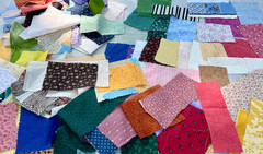 Crazy Quilters Fabulous COTTON Fabric Mix~ Quart Bag Full of a Gr8 Assortment!
