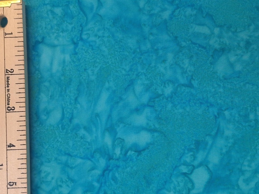 Turquoise Batik by Fabri-Quilt-BTY