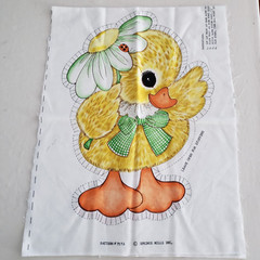 Spring Mills Cut-Out CHICKADEE Fabric Panel – Uncut VTG #7571