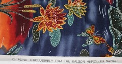 POND DUCK REEDS WATER LILY TURTLES BALSON HERCULES GROUP COTTON SEW QUILT FABRIC