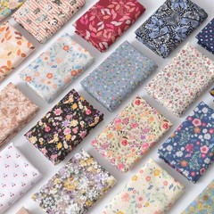 140cm Wide Cotton Poplin Floral Print Fabric Summer Dress Quilting Craft