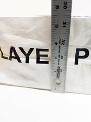 Empty Chicken Feed Woven Plastic Bag Sack Poulin Grain Crafts Art Repurpose