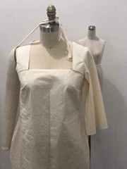 60 Inch Wide Natural 100% Cotton Muslin Fabric – Unbleached Draping Textile