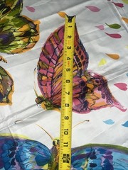 Butterfly Vtg Panel Abbot Fabrics Large Butterflies Unique