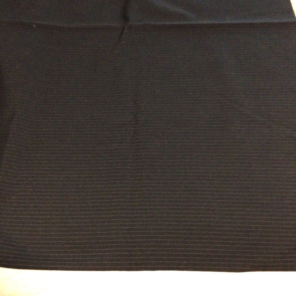 Wool Blend Suiting Lightweight Dark Navy Pinstripe 2.5 Yards X 60” Wide Sew It