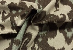 LACEFIELD DESIGNS MARRAKESH COBBLESTONE BROWN BLUE BATIK IKAT FABRIC BY THE YARD