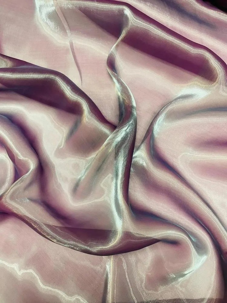 Mauve Liquid Chiffon Fabric – Soft, Flowing, Lightweight – Sold by the Yard