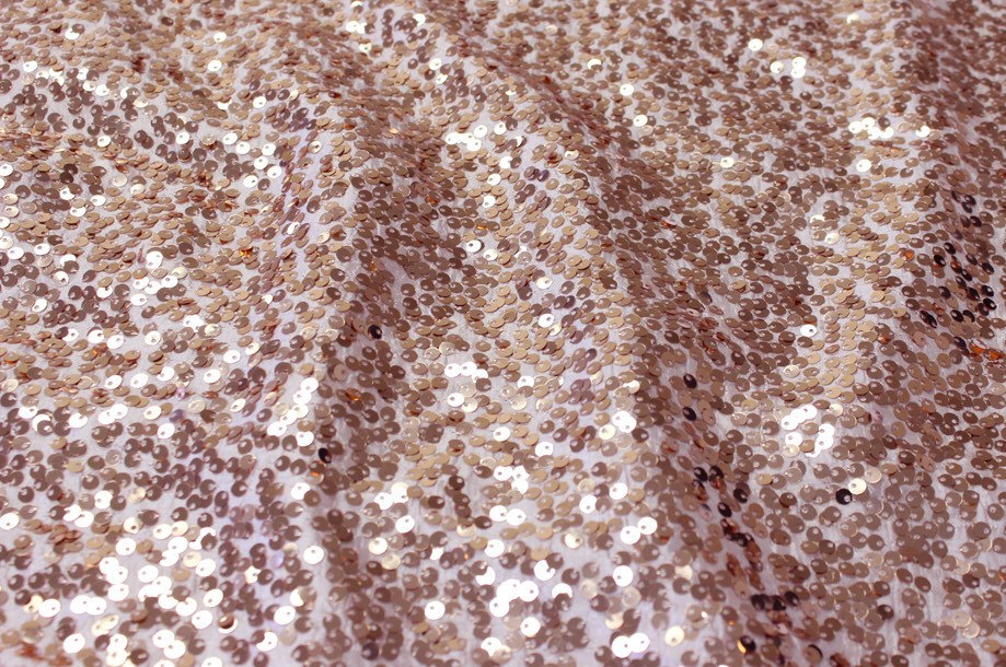 Blush Rain drop seqiun taffeta fabric 55″ wide sold by the yard Dress Craft