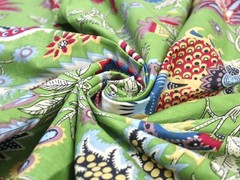 5 Yard Multi Hand Printed 100%Cotton Fabric NO TARRIF CHARGES 100%✅ZK_336