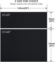 Speaker Grill Cloth Stereo Mesh Fabric for Speaker Repair, Black – 55 x 40 in…