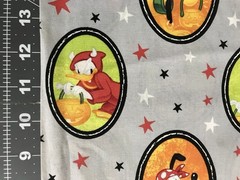 Licensed Halloween Mickey And Friend Holloween Cotton Fabric BTY