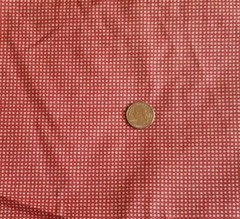 General Fabrics Cotton Quilt Fabric MINI STARS DOTS on RED 45″W x 3⅓ Yards