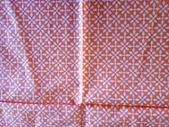 Silent Cinema by Jenean Morrison Orange Front Row – #JM 45 – Cotton – 42″ x 37″
