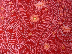 6 Fat Quarters from Kaffe Fassett Collective for Free Spirit. Reds. Beautiful.