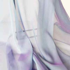 58” Wide By Yard Thin 2 Tone Chiffon Gauze Soft Dancing Bridal Fabric Shading