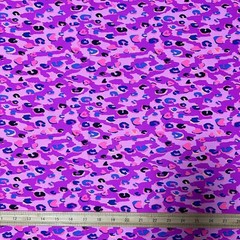 Lilly Pulitzer Cotton Poplin Fabric WILD FUCHSIA SPOTTED IN LOVE 36″ X 57″