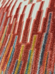 Pindler Hamilton fabric Dixie Hill ginger cut velvet