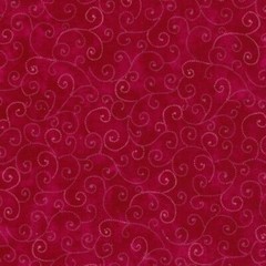 Moda Marble Swirls # 9908-30 Turkey Red Scrolls