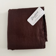 Blackbird Everyday Linen Fabric by the Yard | Coffee Liqueur | 100% Linen