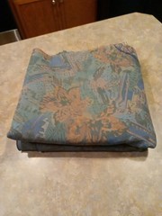 Upholstery Heavy Weight Botanical Design Fabric Earth Tones 7′ X 4′