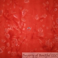 BonEFul FQ Cotton Quilt Orange Red Tonal Fire Crackle Spot Texture Blender Print