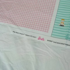 Riley Blake Barbie Fabric Panel Barbie™ World Barbie Bag Panel Cotton Fabric
