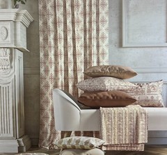 Persian Damask Motif Fabric, 140cm Wide, Upholstery Window Craft, Sold by Yard
