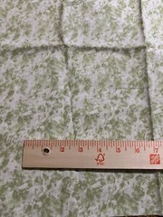 Cotton Fabric – 18″ X 42″- Green Marble/Sponge/Tie-Dye Effect