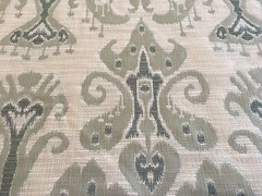 Kravet Light Green Beige Ethnic Ikat Upholstery Fabric 4.90 yd (31446-135)