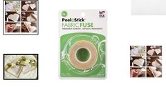 PeelnStick Fabric Fuse Adhesive 5/8″ x 20ft Roll – No Sew, Instant Bond