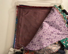 Lot of 29 Handmade Fabric Bow Ties + Fabric & Supplies | Pre-Tied Adjustable