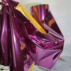 Masive 250 Yards X 25″ Ultra Thin Reflective Metallic Film Roll Magenta/ Yellow
