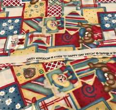 Daisies* Cats*Mice*Monkey*Rabbitt* Squares* Springs Creative* 100% Cotton*8″x23″
