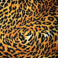 WILD ANIMAL Cheetah Leopard looking PRINT 100% COTTON FABRIC by the yard #10