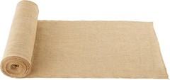 Burlap Fabric Roll, 14 in x 30 ft, High Density Wide Natural Burlap Fabric